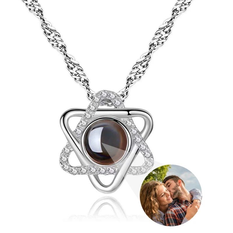 Whispering Reflections Photo Projection Necklace