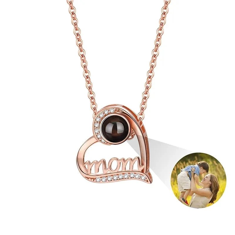 Whispering Reflections Photo Projection Necklace