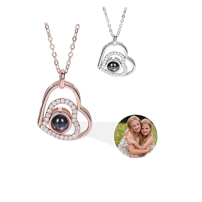 Whispering Reflections Photo Projection Necklace