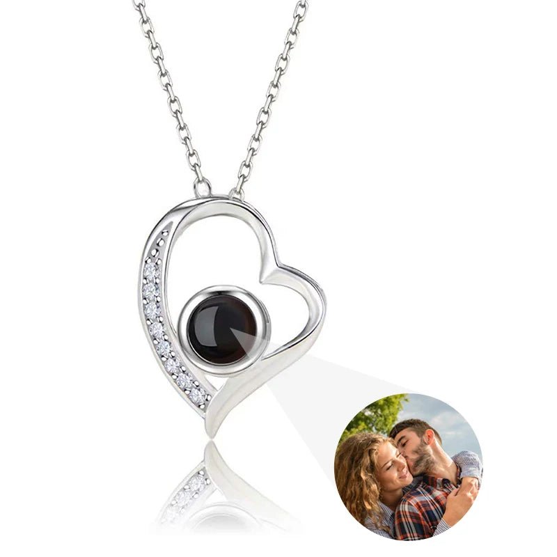 Whispering Reflections Photo Projection Necklace