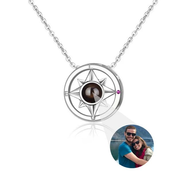 Whispering Reflections Photo Projection Necklace