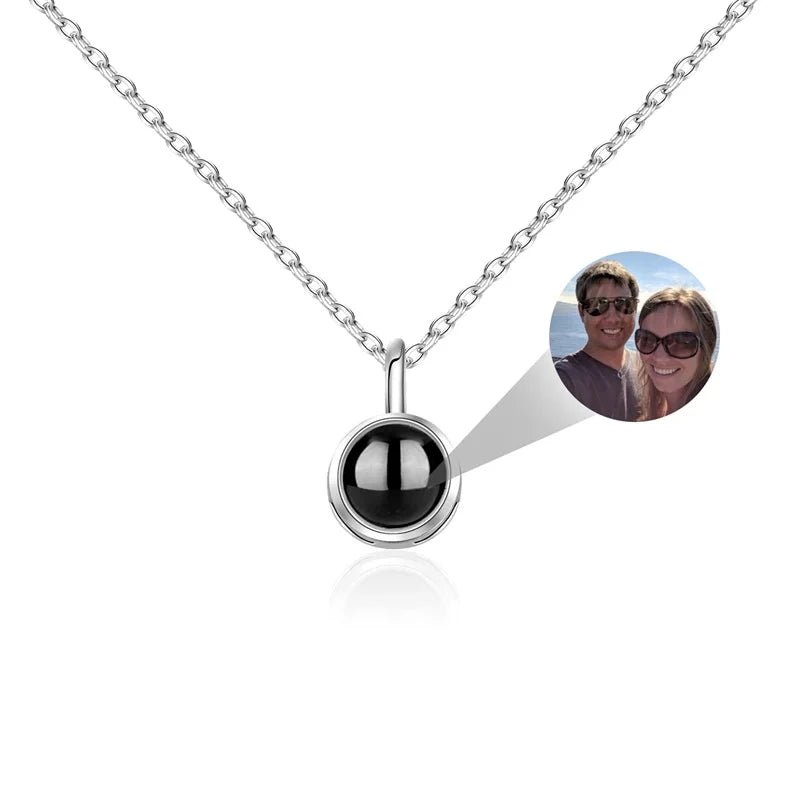 Whispering Reflections Photo Projection Necklace