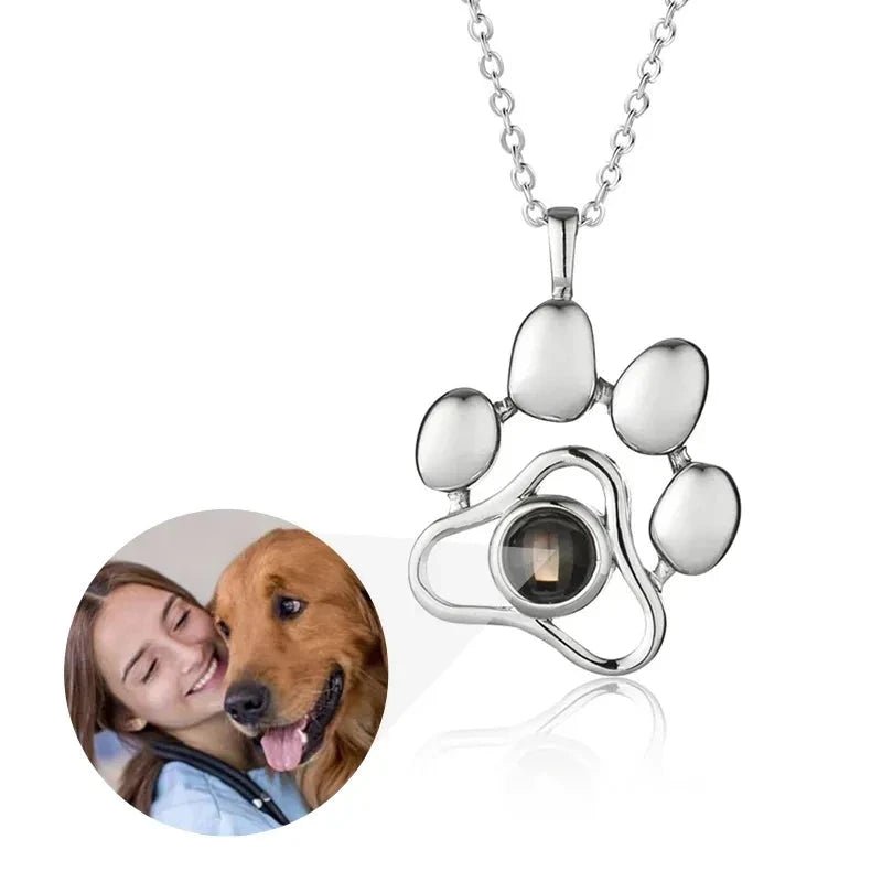 Whispering Reflections Photo Projection Necklace