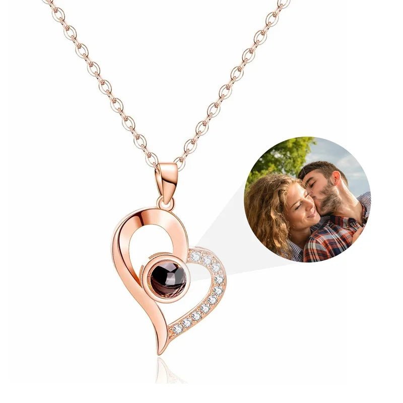 Whispering Reflections Photo Projection Necklace