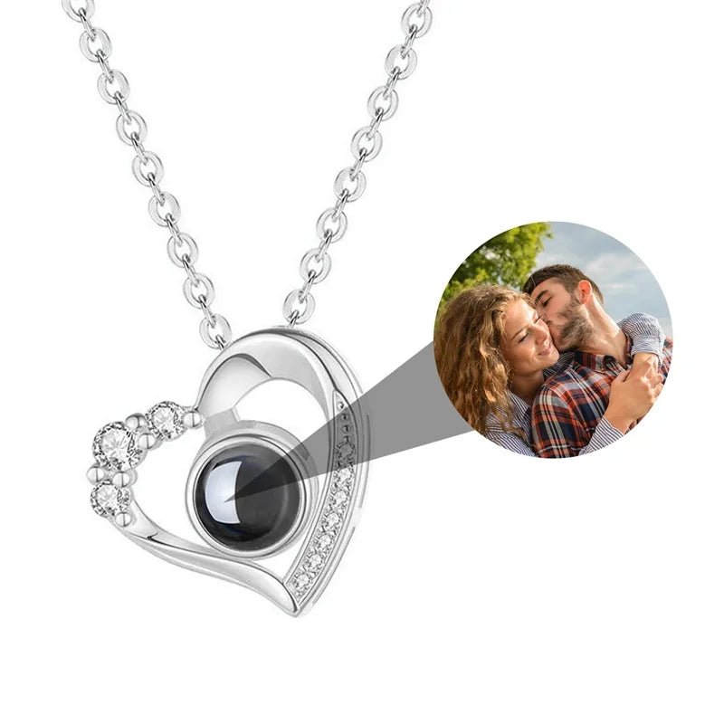 Whispering Reflections Photo Projection Necklace