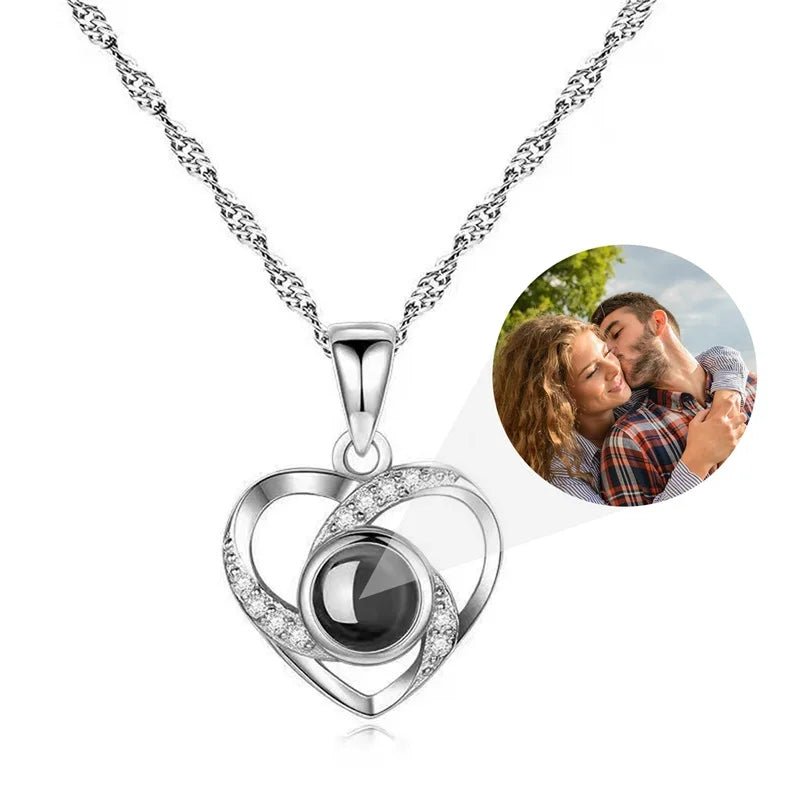 Whispering Reflections Photo Projection Necklace