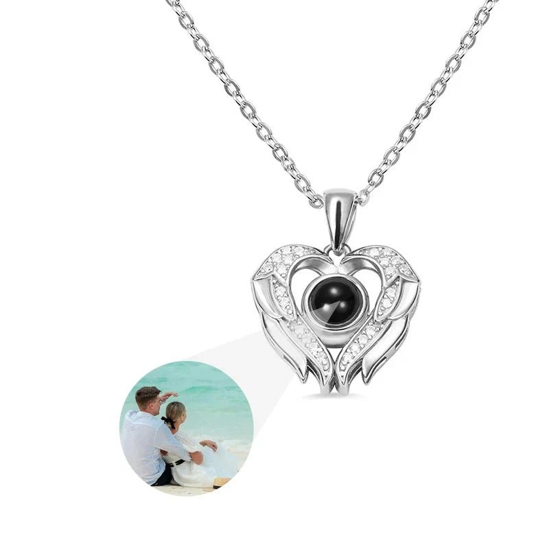 Whispering Reflections Photo Projection Necklace