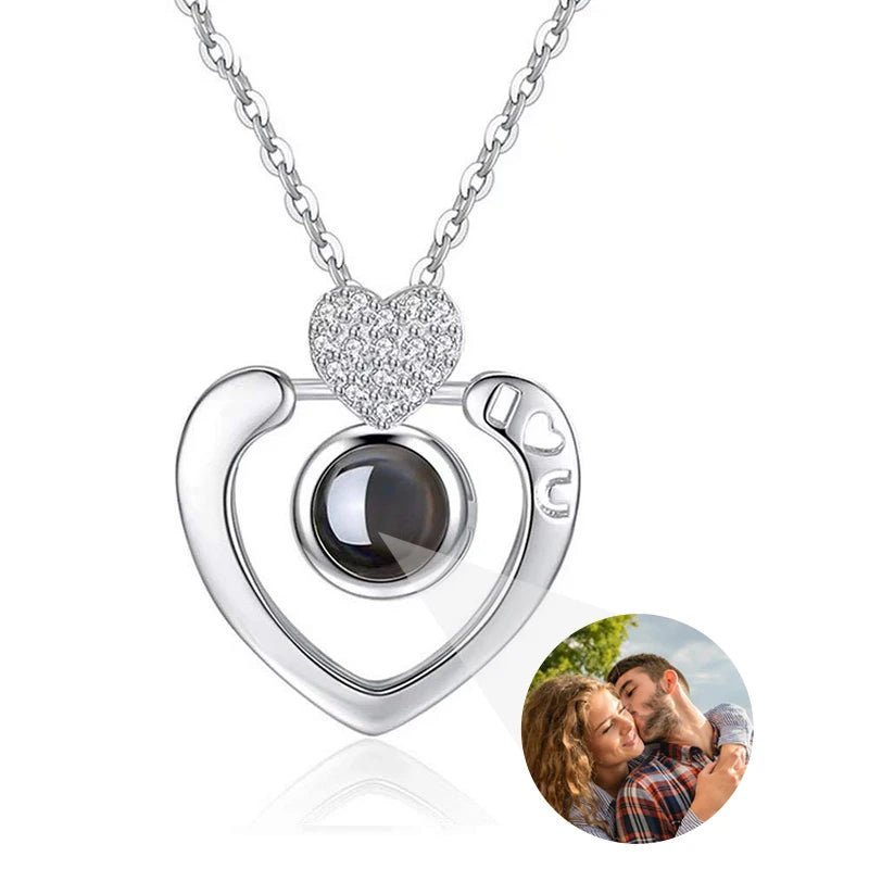 Whispering Reflections Photo Projection Necklace