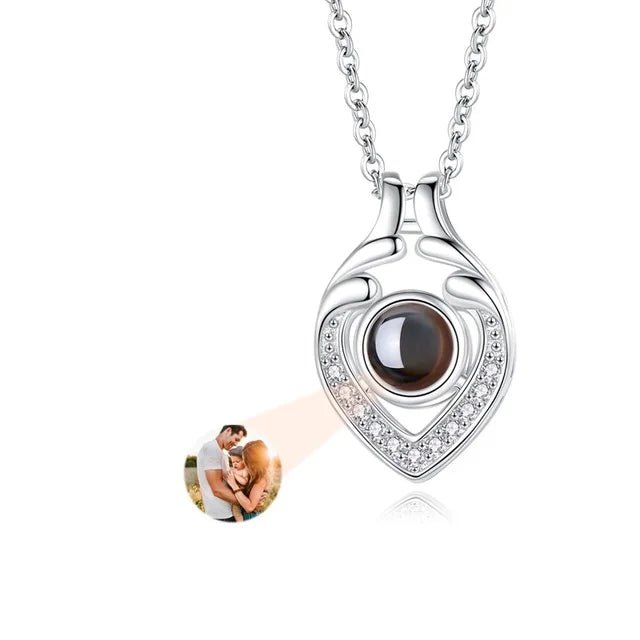 Whispering Reflections Photo Projection Necklace